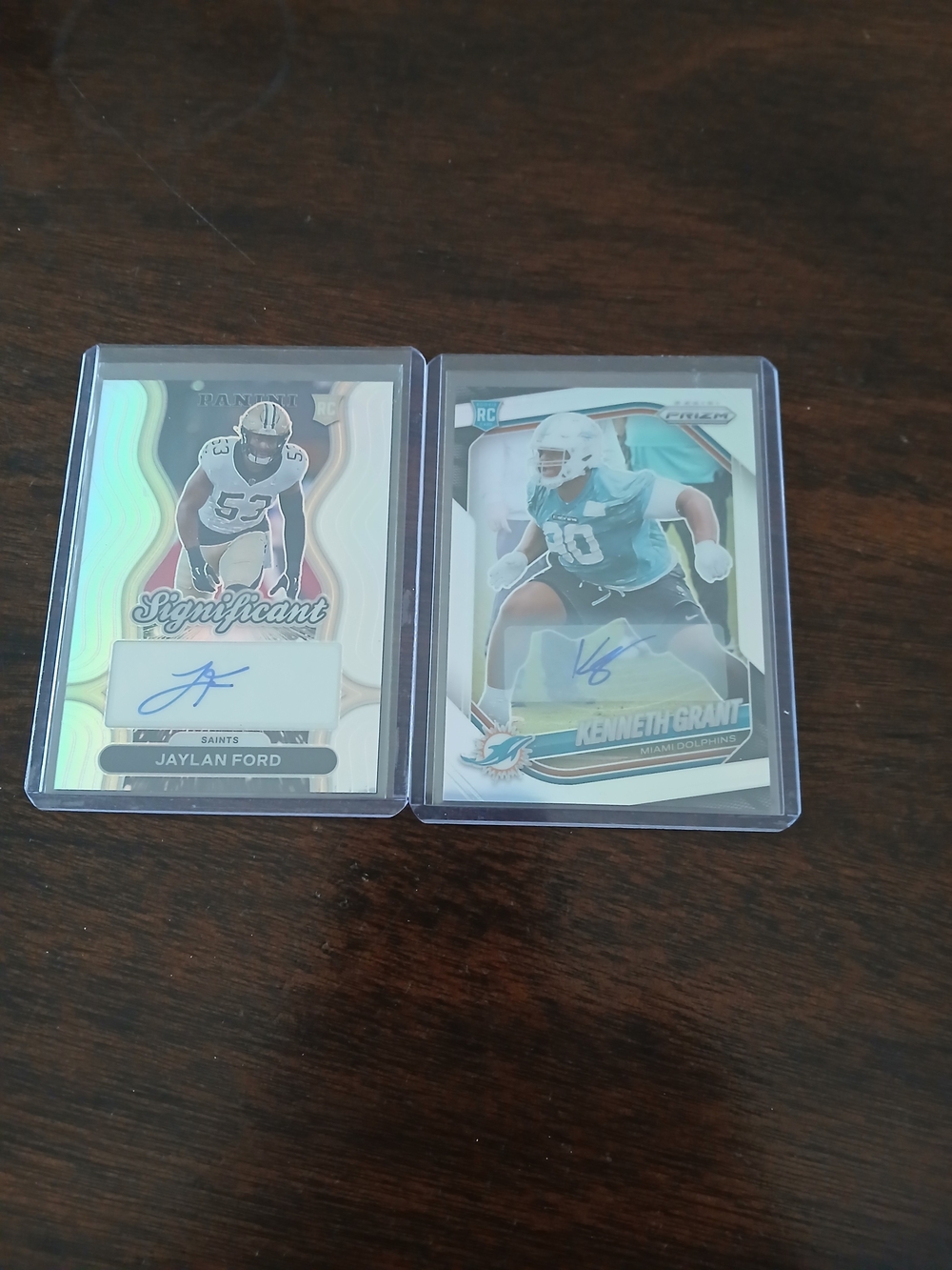 Panini Football Trading Cards - Teal, White, Gold, Black 2024 Rookies